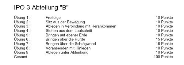 Stufe 3,  Abteilung B